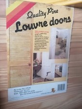 Louvre Door, Natural Pine