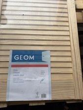 geom pine closed louvre door