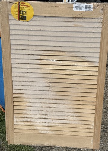 Hardwood louvre door - hardwood,