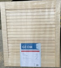 2x Pine Closed Louvre Door