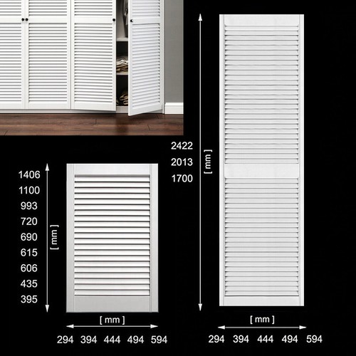 Pine wood white colour - pine, front